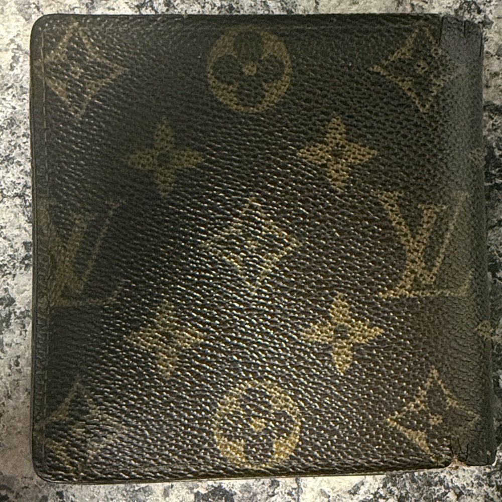 Louis Vuitton Brown and Gold Monogram Wallet